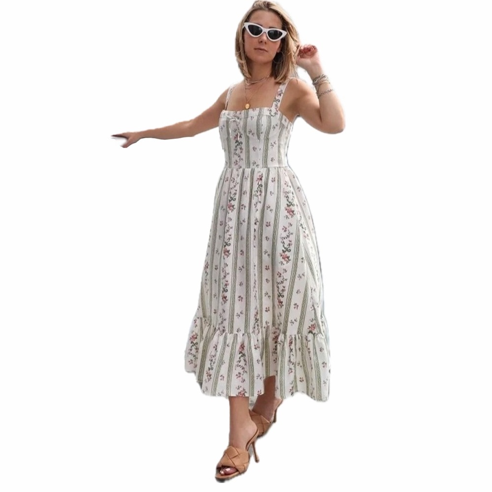 NWOT Reformation “Maegan Linen Dress”